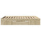 vidaXL Bed Frame without Mattress Sonoma Oak 160x200 cm Engineered Wood