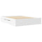 vidaXL Bed Frame without Mattress White 150x200 cm King Size Engineered Wood