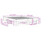 vidaXL Bed Frame without Mattress White 150x200 cm King Size Engineered Wood