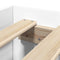 vidaXL Bed Frame without Mattress White 90x200 cm Engineered Wood