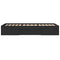 vidaXL Bed Frame without Mattress Black 90x200 cm Engineered Wood
