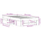 vidaXL Bed Frame without Mattress Black 90x200 cm Engineered Wood