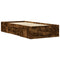 vidaXL Bed Frame without Mattress Smoked Oak 90x200 cm Engineered Wood