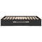 vidaXL Bed Frame without Mattress Black 140x190 cm Engineered Wood