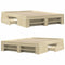 vidaXL Bed Frame without Mattress Sonoma Oak 140x190 cm Engineered Wood