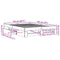 vidaXL Bed Frame without Mattress Concrete Grey 140x190cm Engineered Wood