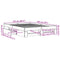 vidaXL Bed Frame without Mattress Concrete Grey 120x190cm Engineered Wood