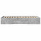 vidaXL Bed Frame without Mattress Concrete Grey 90x190cm Engineered Wood