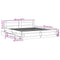 vidaXL Bed Frame with Headboard without Mattress Brown Oak 200x200 cm