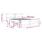 vidaXL Bed Frame with Headboard without Mattress White 120x200 cm