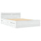 vidaXL Bed Frame with Headboard without Mattress White 120x190 cm Small Double
