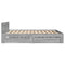 vidaXL Bed Frame with Headboard without Mattress Grey Sonoma 120x190 cm Small Double