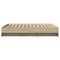 vidaXL Bed Frame without Mattress Sonoma Oak 150x200 cm King Size Engineered Wood
