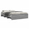 vidaXL Bed Frame without Mattress Grey Sonoma 120x200 cm Engineered Wood