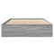 vidaXL Bed Frame without Mattress Grey Sonoma 120x200 cm Engineered Wood
