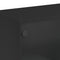 vidaXL Highboard with Doors Black 68x37x109 cm Engineered Wood