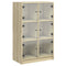 vidaXL Highboard with Doors Sonoma Oak 68x37x109 cm Engineered Wood