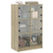 vidaXL Highboard with Doors Sonoma Oak 68x37x109 cm Engineered Wood