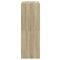 vidaXL Highboard with Doors Sonoma Oak 68x37x109 cm Engineered Wood