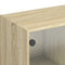 vidaXL Highboard with Doors Sonoma Oak 68x37x109 cm Engineered Wood