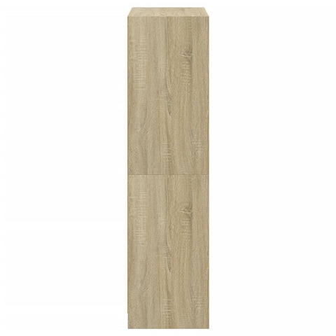 vidaXL Highboard with Doors Sonoma Oak 68x37x142 cm Engineered Wood
