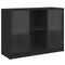 vidaXL Sideboard Black 102x37x75.5 cm Engineered Wood