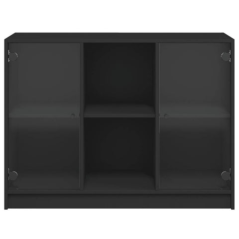 vidaXL Sideboard Black 102x37x75.5 cm Engineered Wood