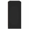 vidaXL Sideboard Black 102x37x75.5 cm Engineered Wood