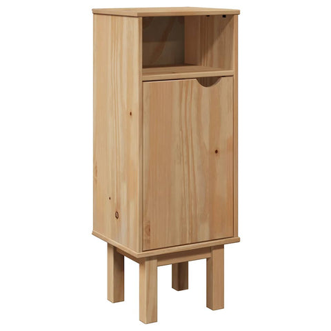 vidaXL Bathroom Wall Cabinet OTTA 35x30x55 cm Solid Wood Pine