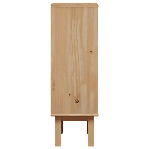 vidaXL Bathroom Wall Cabinet OTTA 35x30x55 cm Solid Wood Pine