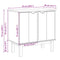 vidaXL Hallway Cabinet OTTA 75x40x75 cm Solid Wood Pine