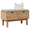 vidaXL Hallway Bench OTTA 80x40x45 cm Solid Wood Pine
