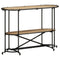 vidaXL Console Table 110x42x76 cm Solid Wood Rough Mango