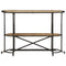 vidaXL Console Table 110x42x76 cm Solid Wood Rough Mango