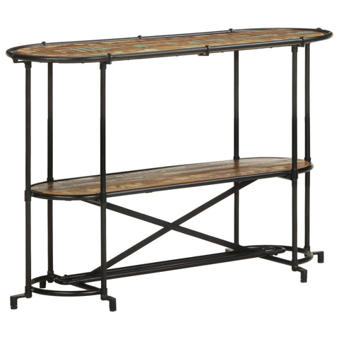 vidaXL Console Table 110x42x76 cm Solid Wood Reclaimed