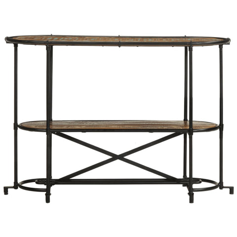 vidaXL Console Table 110x42x76 cm Solid Wood Reclaimed
