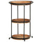 vidaXL Side Table Ø55x83 cm Solid Wood Acacia