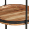vidaXL Side Table Ø55x83 cm Solid Wood Acacia