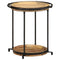 vidaXL Side Table Ø55x60 cm Solid Wood Mango