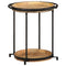 vidaXL Side Table Ø55x60 cm Solid Wood Mango