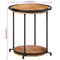 vidaXL Side Table Ø55x60 cm Solid Wood Acacia