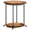 vidaXL Side Table Ø55x60 cm Solid Wood Acacia