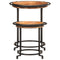 vidaXL 2 Piece Side Table Set Solid Wood Acacia
