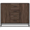 vidaXL Sideboard Brown Oak 92x35x76 cm Engineered Wood
