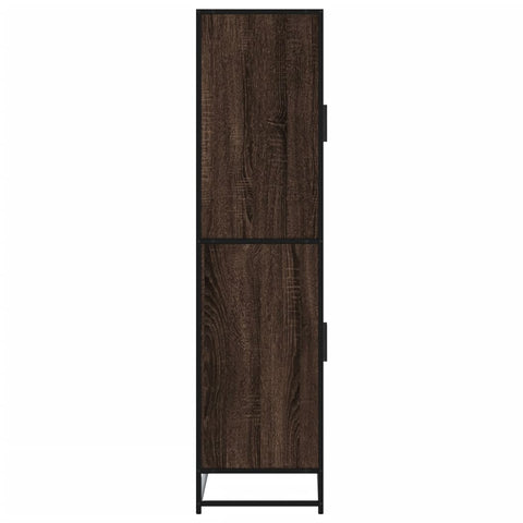 vidaXL Highboard Brown Oak 68x35x139 cm Engineered Wood