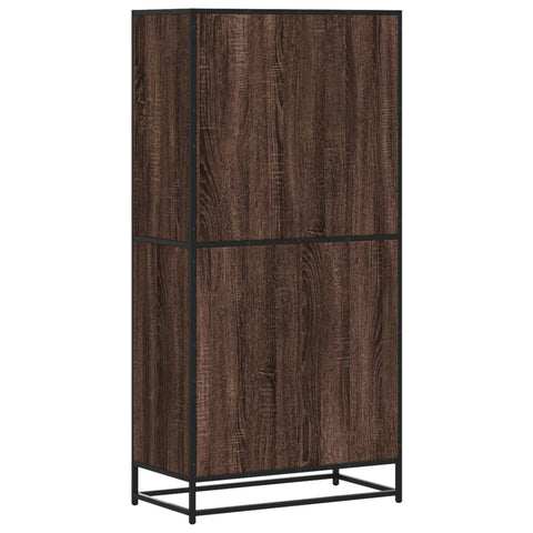 vidaXL Highboard Brown Oak 68x35x139 cm Engineered Wood