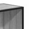 vidaXL Bookcase Grey Sonoma 80.5x35x139 cm Engineered Wood