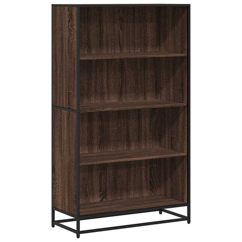 vidaXL Bookcase Brown Oak 80.5x35x139 cm Engineered Wood