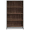 vidaXL Bookcase Brown Oak 80.5x35x139 cm Engineered Wood