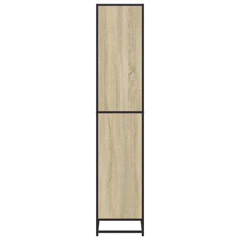vidaXL Bookcase Sonoma Oak 80.5x35x170.5 cm Engineered Wood